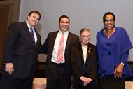 For more photos from U.S. Supreme Court Justice Ruth Bader Ginsburg's Monday appearance at a Chicago Bar Association event at the Hilton Chicago, view this gallery. And, for more on Ginsburg, see Daniel Cotter's column about her career.