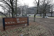 This 2013 file photo shows the Social Security Administration's main campus in Woodlawn, Md. More than 1 million Americans are waiting for a hearing to see whether they qualify for disability benefits from Social Security. Their average wait will be nearly two years, longer than some of them will live. 