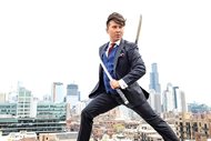 Taking the term sharp-dressed to a whole new level, Donald H. Kiolbassa accessorizes his three-piece suit with two katanas. Outside of his work as a real estate attorney and CPA, Kiolbassa is a classically trained martial artist, author and anti-bullying advocate. 